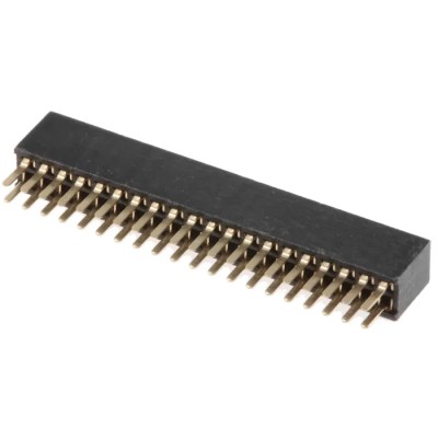 HARWIN M50-3 Series Straight Through Hole PCB Socket, 40-Contact, 2 Row, 1.27 mm Pitch, 12A, 150V M50-3002045