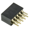 HARWIN M50 Series Straight Through Hole PCB Socket 10-Contact 2 Row 1.27 mm Pitch Nylon Housing Solder M50-3000545