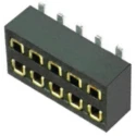 HARWIN M50 Series Straight Surface PCB Socket 10-Contact 2 Row 1.27 mm Pitch Solder M50-3150542
