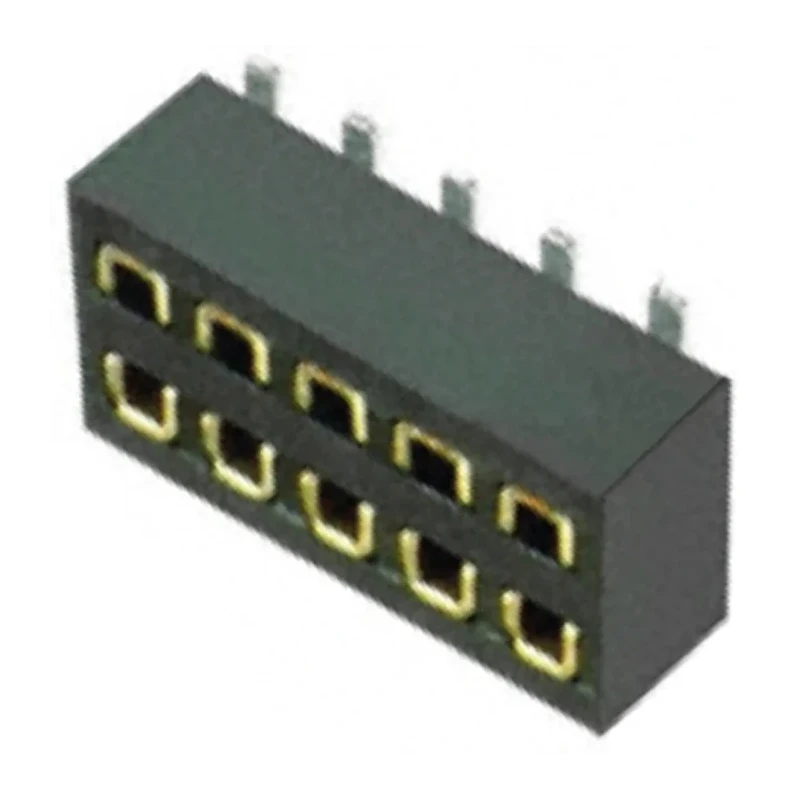 HARWIN M50 Series Straight Surface PCB Socket 10-Contact 2 Row 1.27 mm Pitch Solder M50-3150542