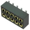 HARWIN M50 Series Straight Surface PCB Socket 10-Contact 2 Row 1.27 mm Pitch Solder M50-3150542