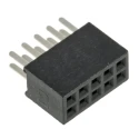 HARWIN M50 Series Straight Through Hole PCB Socket, 10-Contact, 2 Row, 1.27 mm Pitch, Solder Termination M50-3000545
