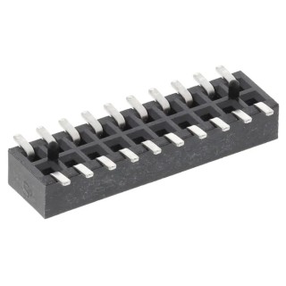 HARWIN M50 Series Straight Surface PCB Socket 20-Contact 2 Row 1.27 mm Pitch Solder M50-3151042