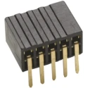 HARWIN M50 Series 10-Contact 2 Row Right Angle Through Hole PCB Socket 1.27mm Pitch M50-3200545
