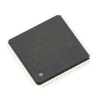 Microchip 16 bit Digital Signal Processor 40 MIPS 256kB FLASH 100-Pin TQFP DSPIC33FJ256GP710-I/PF