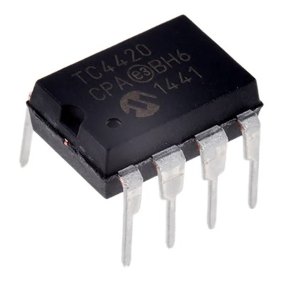 Microchip MOSFET Gate Driver 6A Output Current 8-Pin PDIP Package 18-20V Supply Voltage TC4420CPA