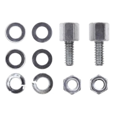 TE Connectivity AMPLIMITE Series Female Steel Screw Lock for Use With D-Sub Connector 5205817-3