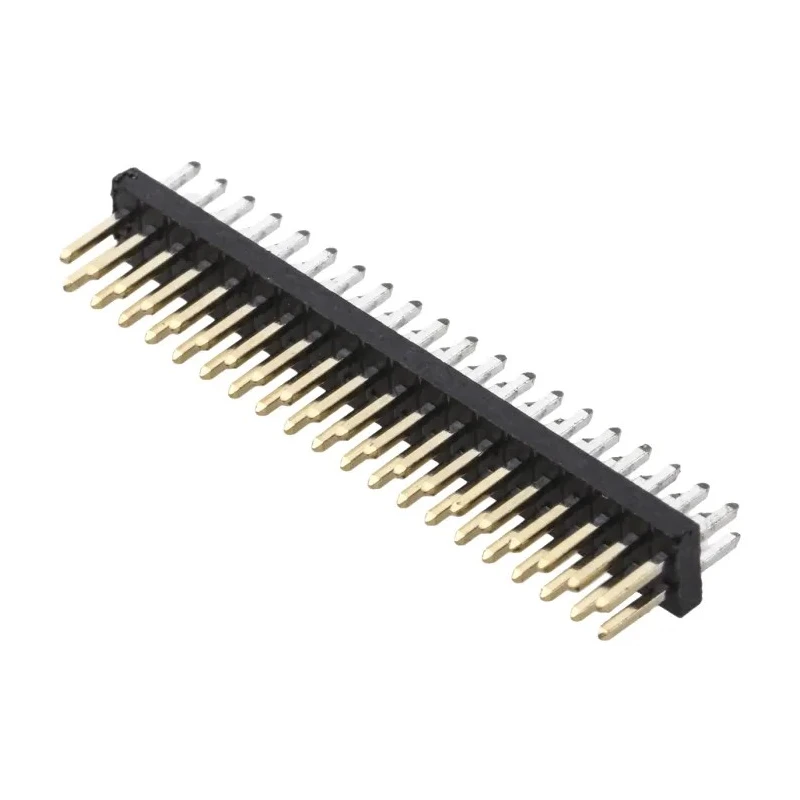 HARWIN Archer M50 Series Straight Through Hole Pin Header, 40 Contacts, 1.27 mm Pitch, 2 Row, Unshrouded M50-3502042