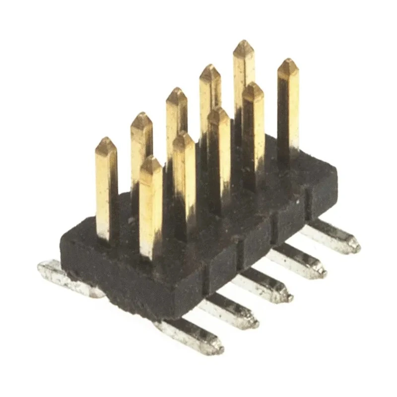 HARWIN Archer M50 Series Straight Surface Pin Header 10 Contacts 1.27 mm Pitch 2 Row Unshrouded M50-3600542