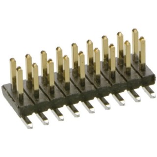 HARWIN Archer M50 Series Straight Surface Pin Header, 20 Contacts, 1.27 mm Pitch, 2 Row, Unshrouded M50-3601042