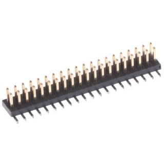 HARWIN Archer M50 Series Straight Surface Pin Header, 40 Contacts, 1.27 mm Pitch, 2 Row, Unshrouded M50-3602042