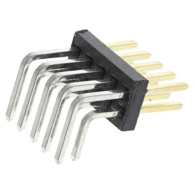 HARWIN Archer M50 Series Right Angle Through Hole Pin Header 10 Contacts 1.27 mm Pitch 2 Row Unshrouded M50-3900542