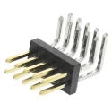 HARWIN Archer M50 Series Right Angle Through Hole Pin Header 10 Contacts 1.27 mm Pitch 2 Row Unshrouded M50-3900542