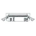 TE Connectivity 50-Way IDC Connector Male for Cable, 2 Row 1-111506-4