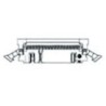 TE Connectivity 50-Way IDC Connector Male for Cable, 2 Row 1-111506-4
