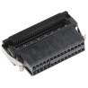 TE Connectivity 30-Way IDC Connector Female for Cable 2 Row AMP-LATCH System 50 30V AC 500mA 1.27mm Pitch 1-111196-9