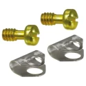 TE Connectivity AMPLIMITE Series Steel Male Screw Retainer for D-Sub Connector 5745647-1