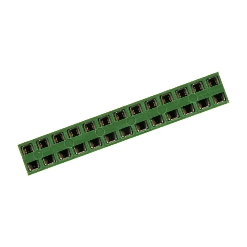 TE Connectivity AMPMODU HV100 Series 26-Contact 2 Row 2.54 mm Pitch Straight Through Hole PCB Socket HV100