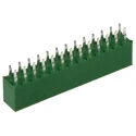 TE Connectivity AMPMODU HV100 Series 26-Contact 2 Row 2.54 mm Pitch Straight Through Hole PCB Socket HV100