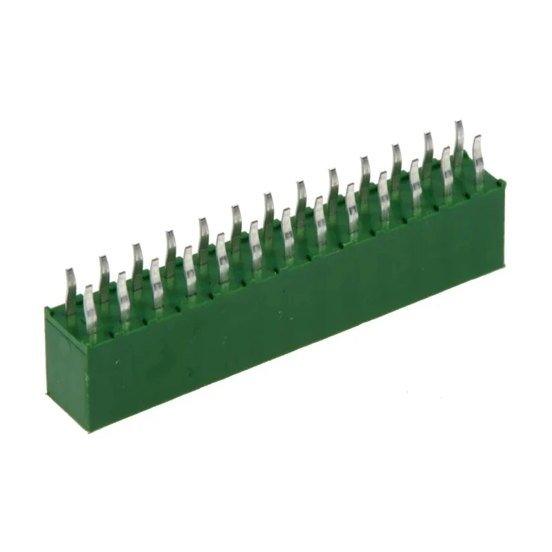 TE Connectivity AMPMODU HV100 Series 26-Contact 2 Row 2.54 mm Pitch Straight Through Hole PCB Socket HV100