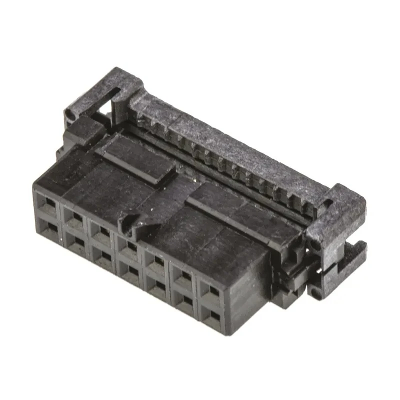 TE Connectivity 14-Way IDC Connector Female for Cable, 2 Row, Gold over Nickel Plating, AMP-LATCH Series 1-111623-9