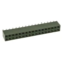 TE Connectivity AMPMODU HV100 Series 34-Contact 2 Row 2.54 mm Pitch Straight Through Hole PCB Socket HV100