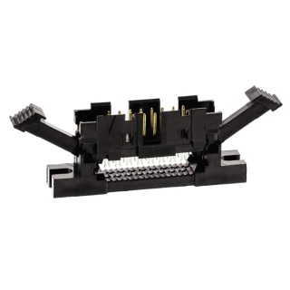 TE Connectivity 16-Way IDC Connector Male Panel Mount 2-Row AMP-LATCH 1A 250V AC 1-111506-8