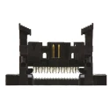 TE Connectivity 16-Way IDC Connector Male Panel Mount 2-Row AMP-LATCH 1A 250V AC 1-111506-8