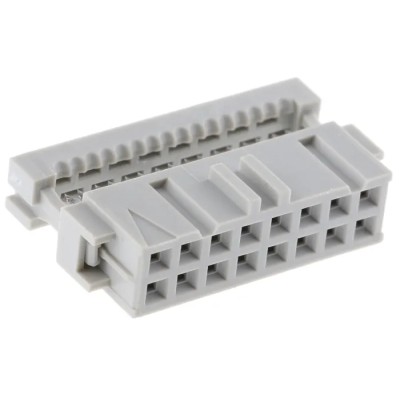 TE Connectivity 16-Way IDC Connector Female for Cable, 2 Row 1-215882-6