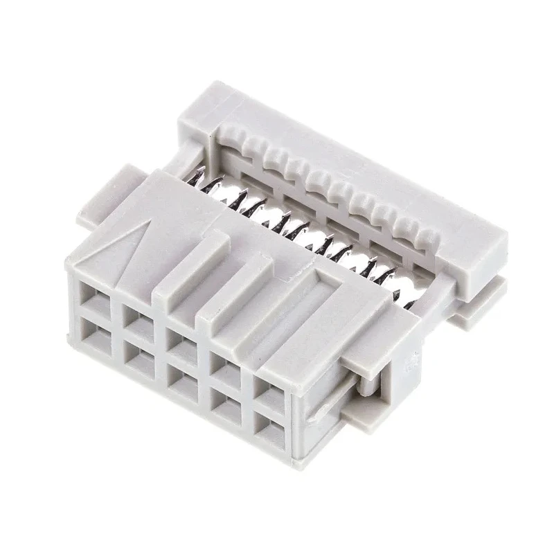 TE Connectivity 10-Way IDC Connector Female for Cable, 2 Row, 1000V, AMP-LATCH Series 1-215882-0