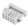 TE Connectivity 10-Way IDC Connector Female for Cable, 2 Row, 1000V, AMP-LATCH Series 1-215882-0
