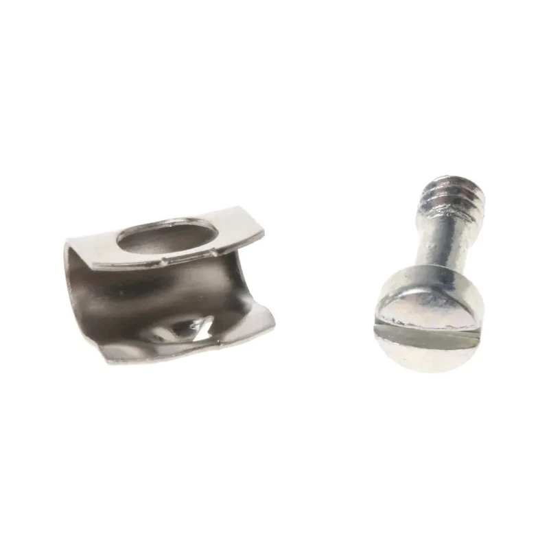 TE Connectivity AMPLIMITE Series Steel Silver Male Screw Retainer for D-Sub Connector 5746881-1