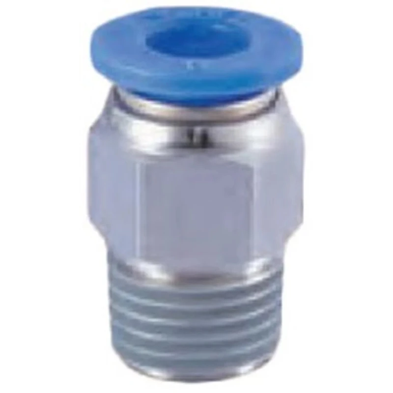 RS PRO 12mm Push-in Pneumatic Fitting Male Threaded-to-Tube Connection 1/2 in R 144-2607