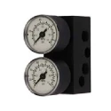 Siemens G 1/4 Pressure Gauge Aluminium Case Back Entry SIPART PS2 Series 6DR4004-1M