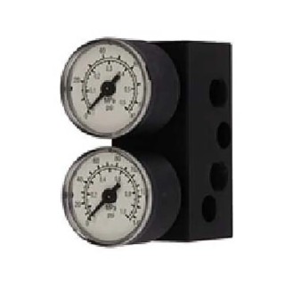 Siemens G 1/4 Pressure Gauge Aluminium Case Back Entry SIPART PS2 Series 6DR4004-1M