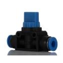 RS PRO Handle Pneumatic Manual Control Valve 4 mm, III B, Aluminium Body, Red Control Button, Push-in Port Type 144-2664