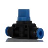 RS PRO Handle Pneumatic Manual Control Valve 4 mm, III B, Aluminium Body, Red Control Button, Push-in Port Type 144-2664