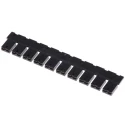 TE Connectivity AMPMODU Shunt Straight Female Open Top 2 Way 1 Row 2.54 mm Pitch 2-382811-1