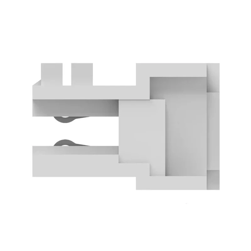 TE Connectivity Right Angle Edge Connector Female Cable 3-Contacts 2.5 mm Pitch 1 Row IDT 1-966194-3
