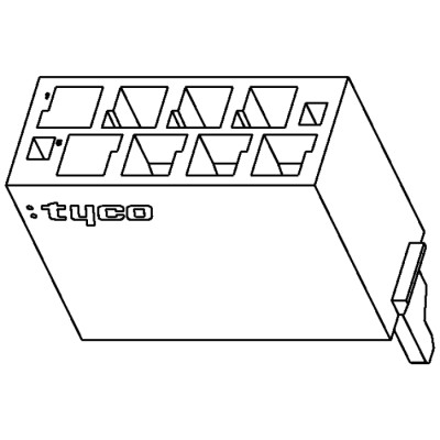 TE Connectivity Micro-MaTch Female Connector Housing 6 Way 2 Row Straight, 1.27 mm Pitch 338095-6