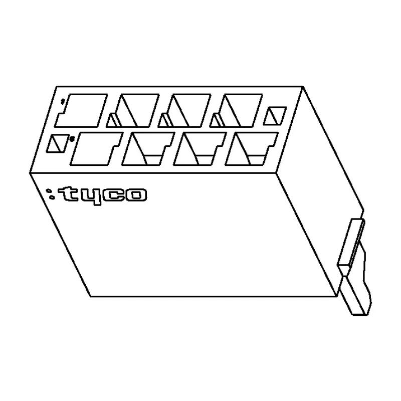 TE Connectivity Micro-MaTch Female Connector Housing 6 Way 2 Row Straight, 1.27 mm Pitch 338095-6