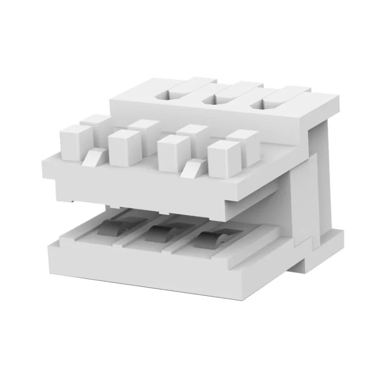 TE Connectivity Right Angle Edge Connector Female, Cable Mount, 3-Contacts, 2.5 mm Pitch, 1 Row, IDT Termination 1-966194-3