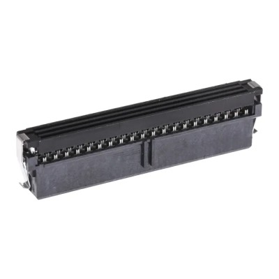 TE Connectivity 80-Way 2-Row High-Density Shrouded Female IDC Connector for Cable 3-111196-3