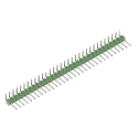 TE Connectivity AMPMODU MOD II Series Right Angle Through Hole Pin Header 32 Contacts 2.54 mm Pitch 1 Row 3-826949-2