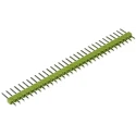 TE Connectivity AMPMODU MOD II Series Straight Through Hole Pin Header 32 Contacts 2.54mm Pitch 1 Row Unshrouded 3-826936-2