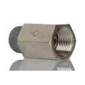 RS PRO Pneumatic Non Return Valve 990 kPa Inlet Male Threaded R Tube 14 mm 144-2703