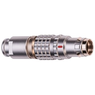 LEMO Circular Connector, 14 Contacts, Cable Mount, Standard Size, Plug Male, IP68, Brass Housing, Series FGG.1T.314.CLAC60Z