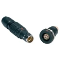 LEMO Circular Connector 4 Contacts Panel Mount Socket Male IP68 TT Series HGG.TT.304.CLLPV