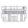 TE Connectivity 40-Way IDC Connector Female for Cable, 2 Row 4-215911-0