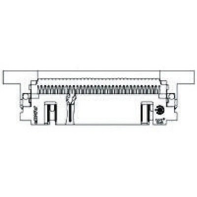 TE Connectivity 20-Way IDC Connector Male for Cable, 2 Row 5111448-4